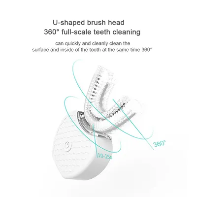 Smart Electric Toothbrush USB Rechargeable U-shaped Tooth