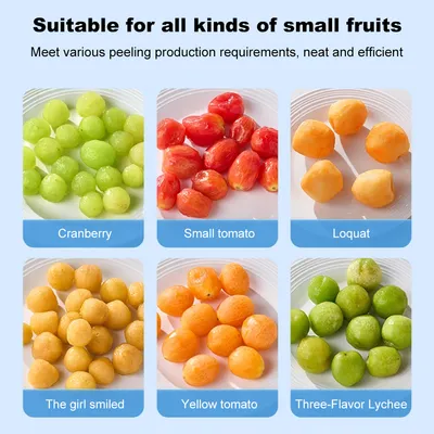 Automatic Electric Grape Peeler Electric Rechargeable Fruit Peeling Machine Hands-Free Skin Remover Home Kitchen Supplies Kitchen Gadgets