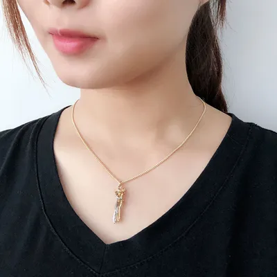 Love Hug Necklace Unisex Men Women Couple Jewelry Simple Temperament Clavicle Chain Valentines Day Lover Gift