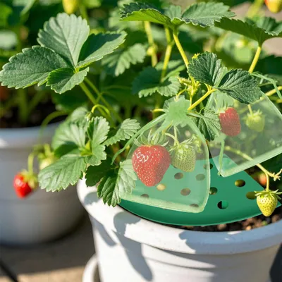 8Pcs Strawberry Plant Support With Bags