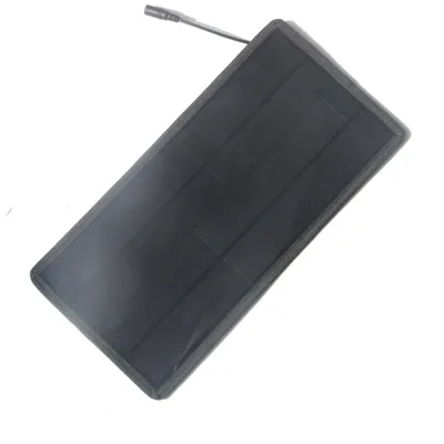 5W portable solar car battery charger solar charging car emergency charging supplement loss