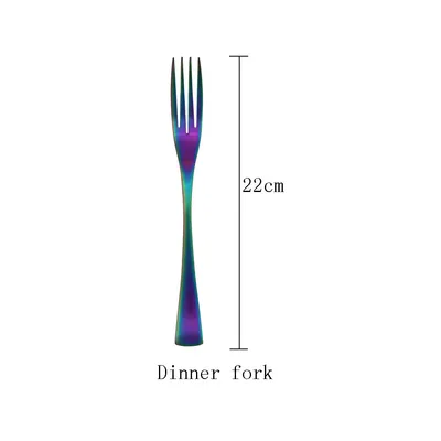 Stainless Steel Cutlery Set, Four Portable Frosted Western Tableware