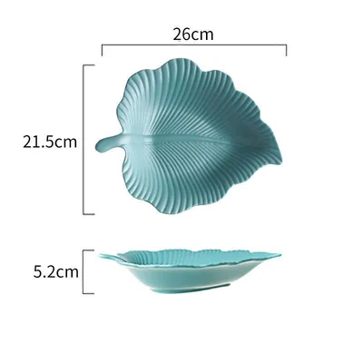 Ceramic Snack Plate For Creative Home Use