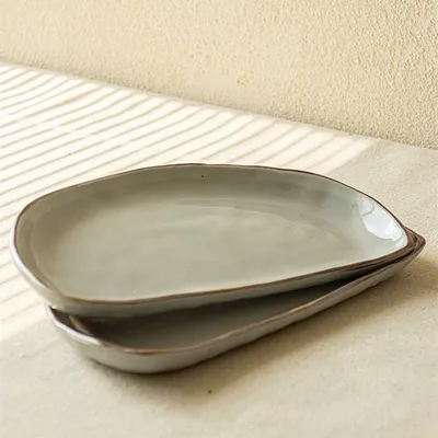 Home Minimalist Creative Ceramic Snack Platter