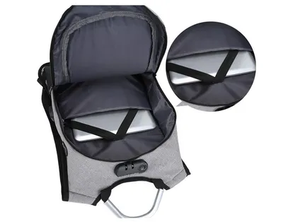 Business casual men backpack