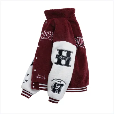 Men's And Women's Loose Embroidered Cotton Coat