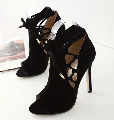 High Heeled Stiletto Fish Mouth Roman Sandals