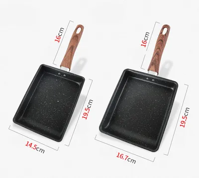 Korean Household Non Stick Pot Square Omelette Pan
