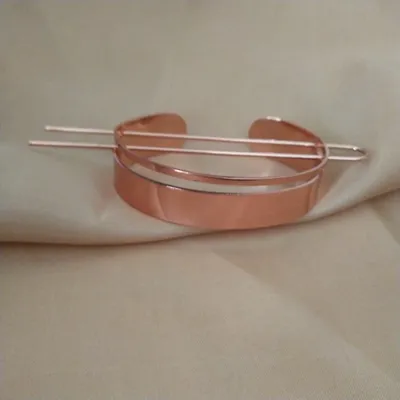 Goddess plate hair artifact hairpin