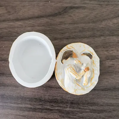 New Couple Memorial Box Resin Craft Home Decoration
