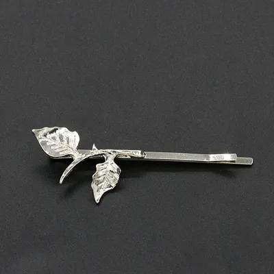 Metal branch women's hair clip