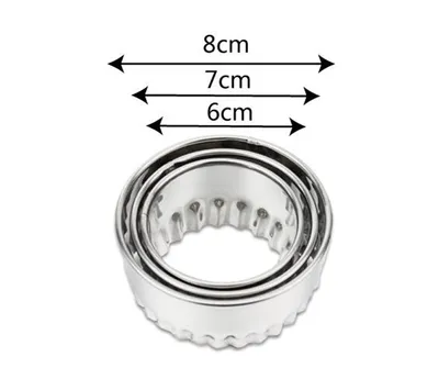 Stainless Steel Round Dumpling Skin Mold