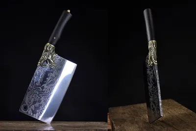 The Tiger Goes Down -China Longquan Bone Cutter