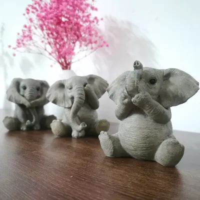 Three Is Not Like To Say Listen To Resin Crafts Home Decorations