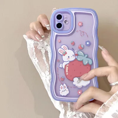 New Strawberry Rabbit Protector Mobile Phone Shell