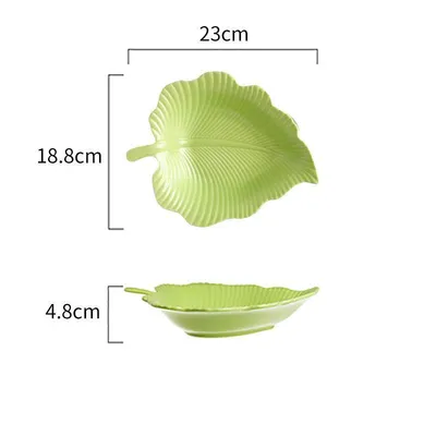 Ceramic Snack Plate For Creative Home Use