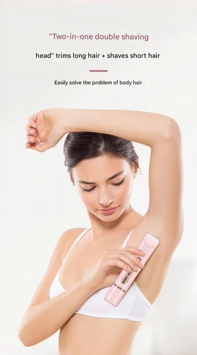 Women's Hair Trimmer, Baby Hair Clipper, Women's Pubic Hair Trimmer, Hair Removal Device, Dry And Wet Use