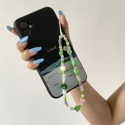 Simple Contrasting Color Stitching Bag Bracelet With Lanyard