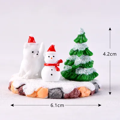 Landscape Resin Craft Ornaments Animal Three-piece Set