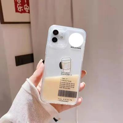 Creative Liquid Quicksand Silicone Phone Case