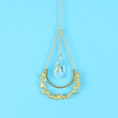 Crystal Moon Water Drop Pendant Lighting Pendant Crystal Accessories