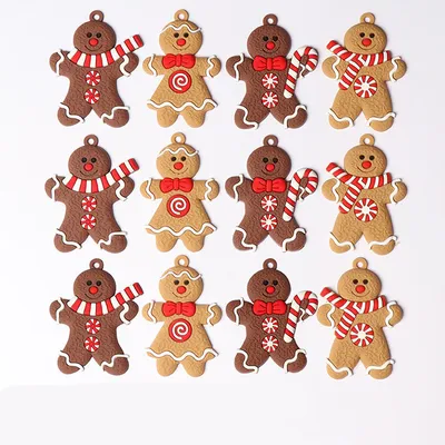 Hanging gingerbread man ornament