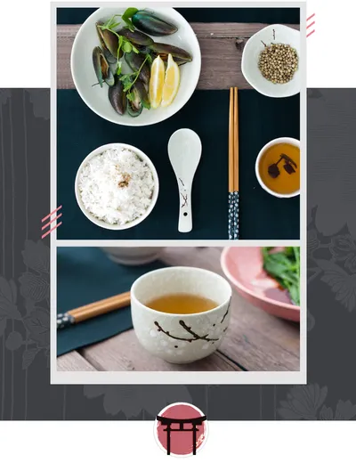 Tableware Set, Japanese Ceramic Dinnerware Set For Home, Kitchen, Person, 6 Uds.