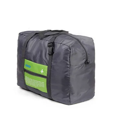 Large Capacity Foldable Travel Bag Nylon Waterproof Gym Duffel Bag Folding Traveling Clothes Storage Organizer