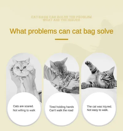 Pet Canvas Shoulder Bag, Cute Animal ShapedCat Carrier Canvas Bags,Portable Pet CanvasTote Chest Bag That Can Expose Head,OutdoorTravel Pet Carrier For Cats Dogs Pet Supplies