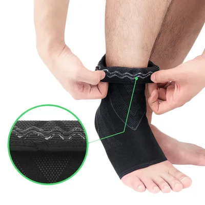 Knitted breathable pressure ankle sleeve