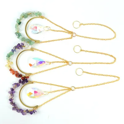 Crystal Moon Water Drop Pendant Lighting Pendant Crystal Accessories
