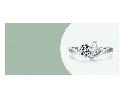 S925 Sterling Silver Niche Design Ring Women