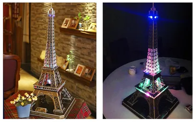Three-dimensional Puzzle Paris Eiffel Tower