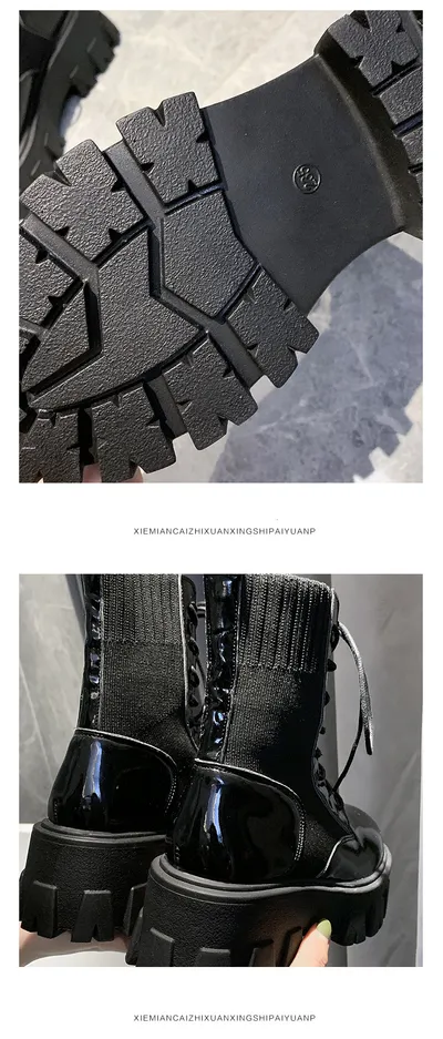 Autumn and winter breathable high-top Martin boots