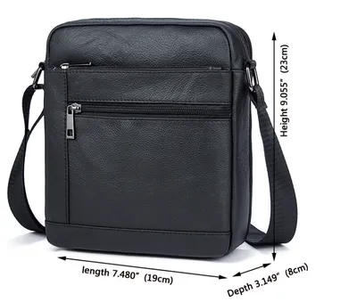 Business men's shoulder messenger bag