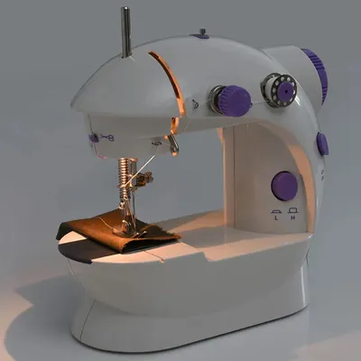 Portable Mini Electric Sewing Machine Multifunctional Desktop Tailor Home Use