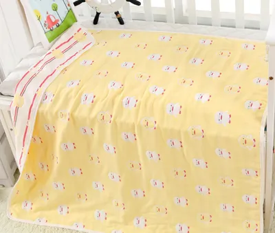 110 * 110cm baby bath towel cover blanket gauze children quilt quality baby children pure cotton 6 six layer gauze bath towel