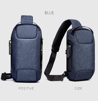 Men  Chest Bag Messenger Bag Anti-theft Shoulder Bags Chest Bag Pack For Male