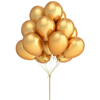 Black gold silver white balloon