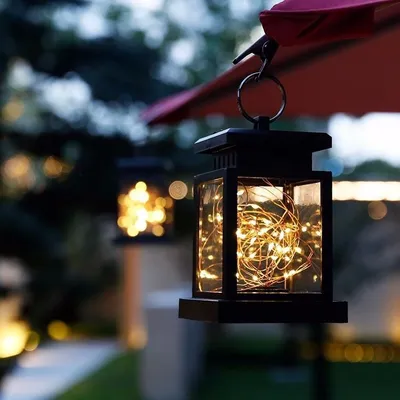 Solar glass can light courtyard waterproof outdoor