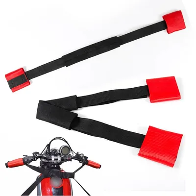 Motorcycle Motorbike Handlebar Grip Bar Support Transport Bar Tie Down Strap UK