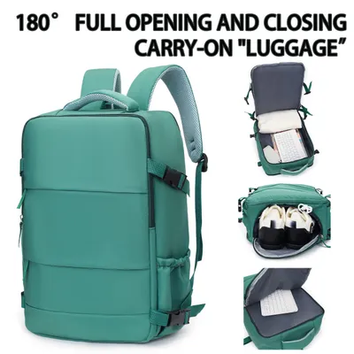 Cross-border Large-capacity Backpacks For Both Men And Women, Multi-functional Luggage Backpacks, Can Be Divided Into Sections For Outdoor Travel And Convenient Trips