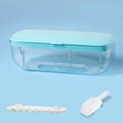 Ice Cube Tray With Storage Box Quick Demould Ice Cube Moulds Lazy Ice Maker For Cocktail Whiskey Bar Kithcen Tools Accessories