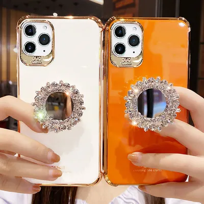 Rhinestone Mobile Phone Case Tide Brand