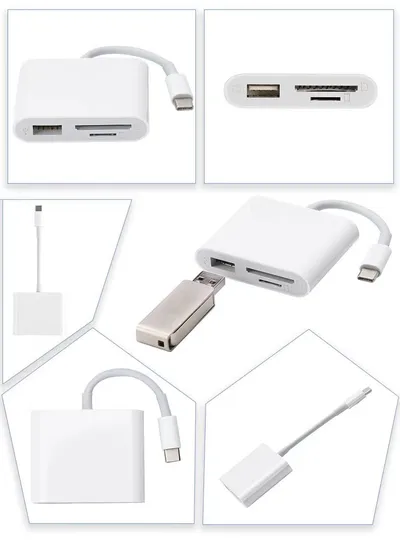 Type-C To USB30 Three-in-one HUB For Huawei Xiaomi Apple SDTF OTG Card Reader