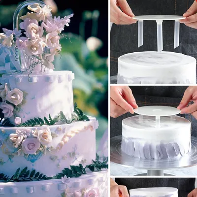Double-Layer Cake Piling Bracket, Multi-Layer Fixed Gasket, Straw Support Frame