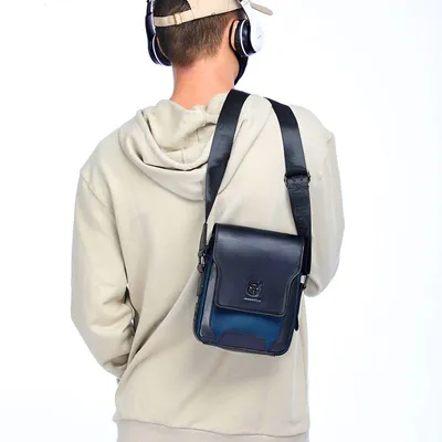 First layer cowhide one shoulder diagonal bag
