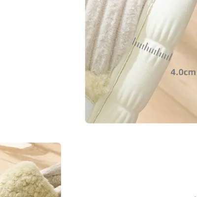 Women's Plush Bag Heel Cotton Shoes