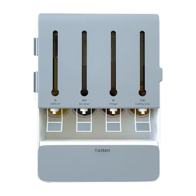 Wall Storage Multifunctional Seasoning Box Without Punching