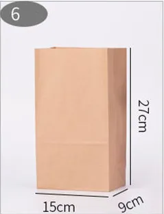 100 pcs Paper bags for Kraft refrigerator